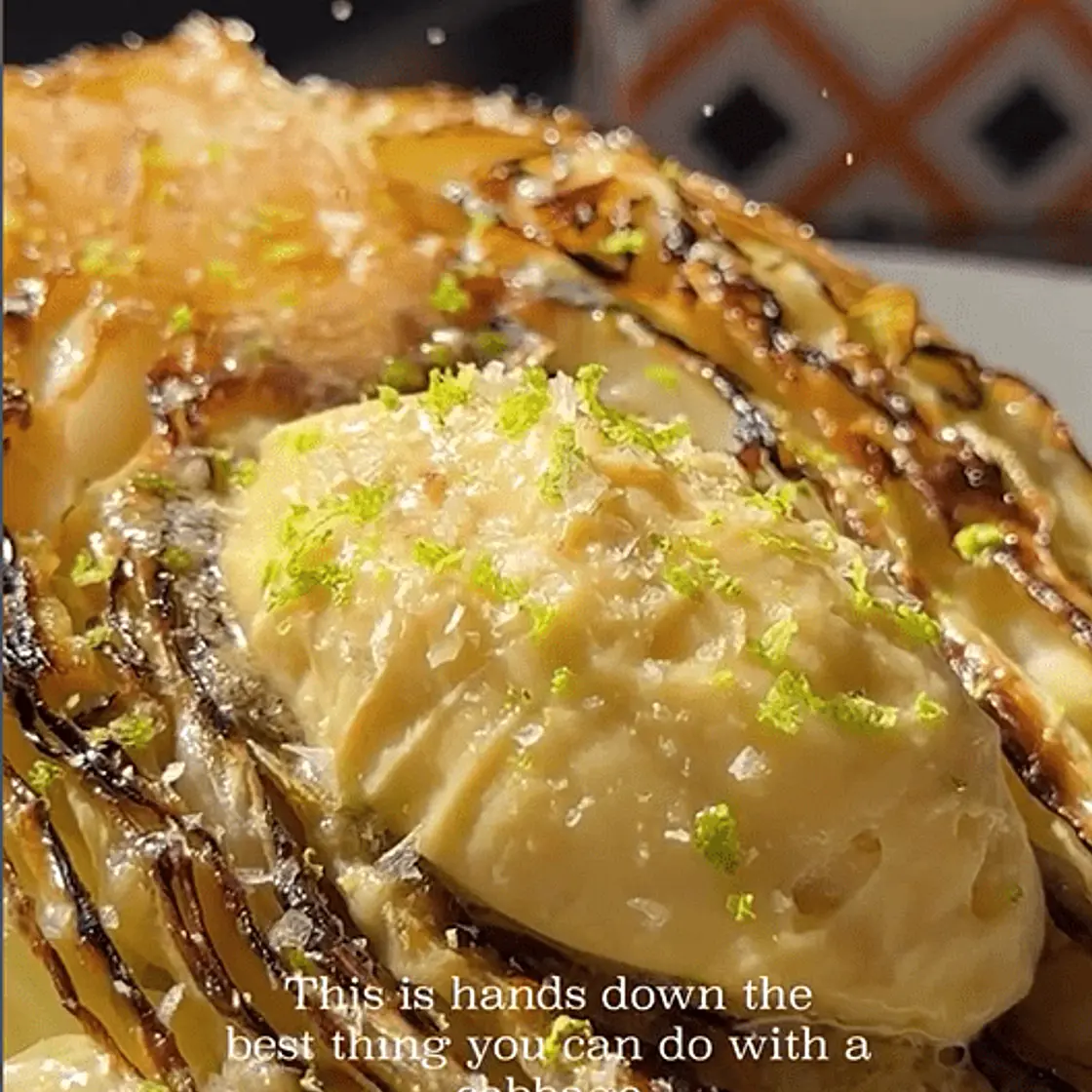 Charged Miso Cabbage