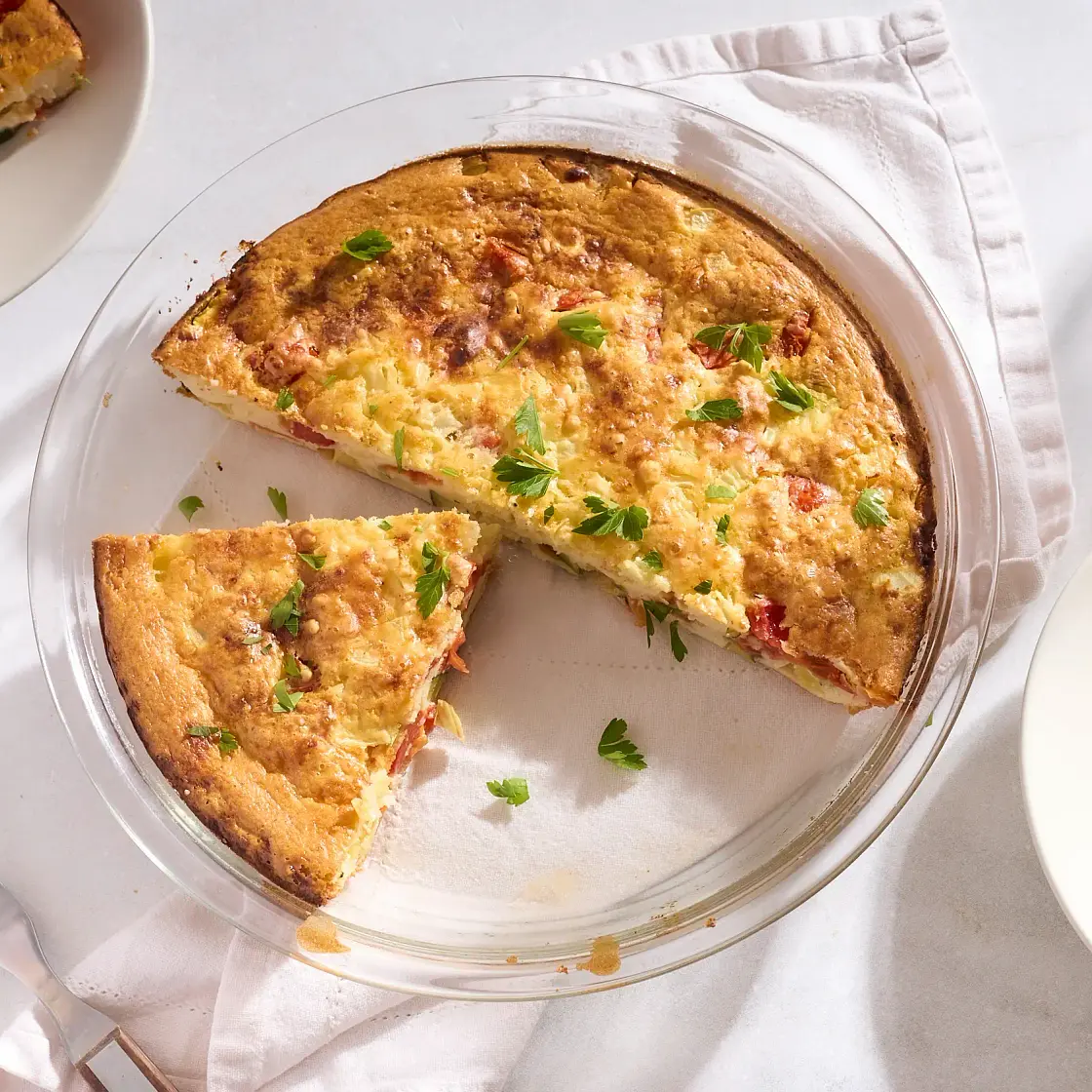 Impossibly Easy Zucchini Pie