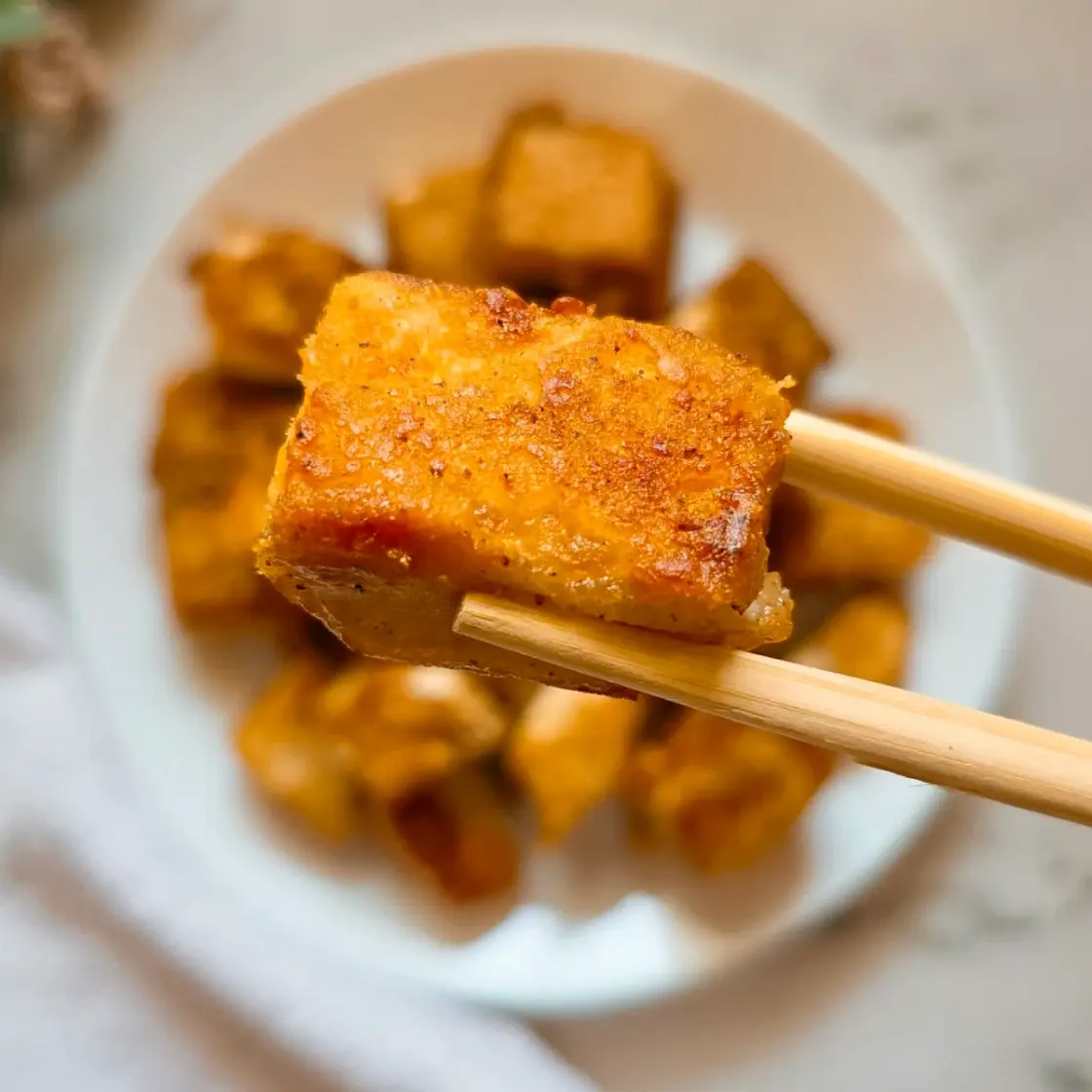 EASY Fried Tofu Recipe (Crispy Pan Fried)