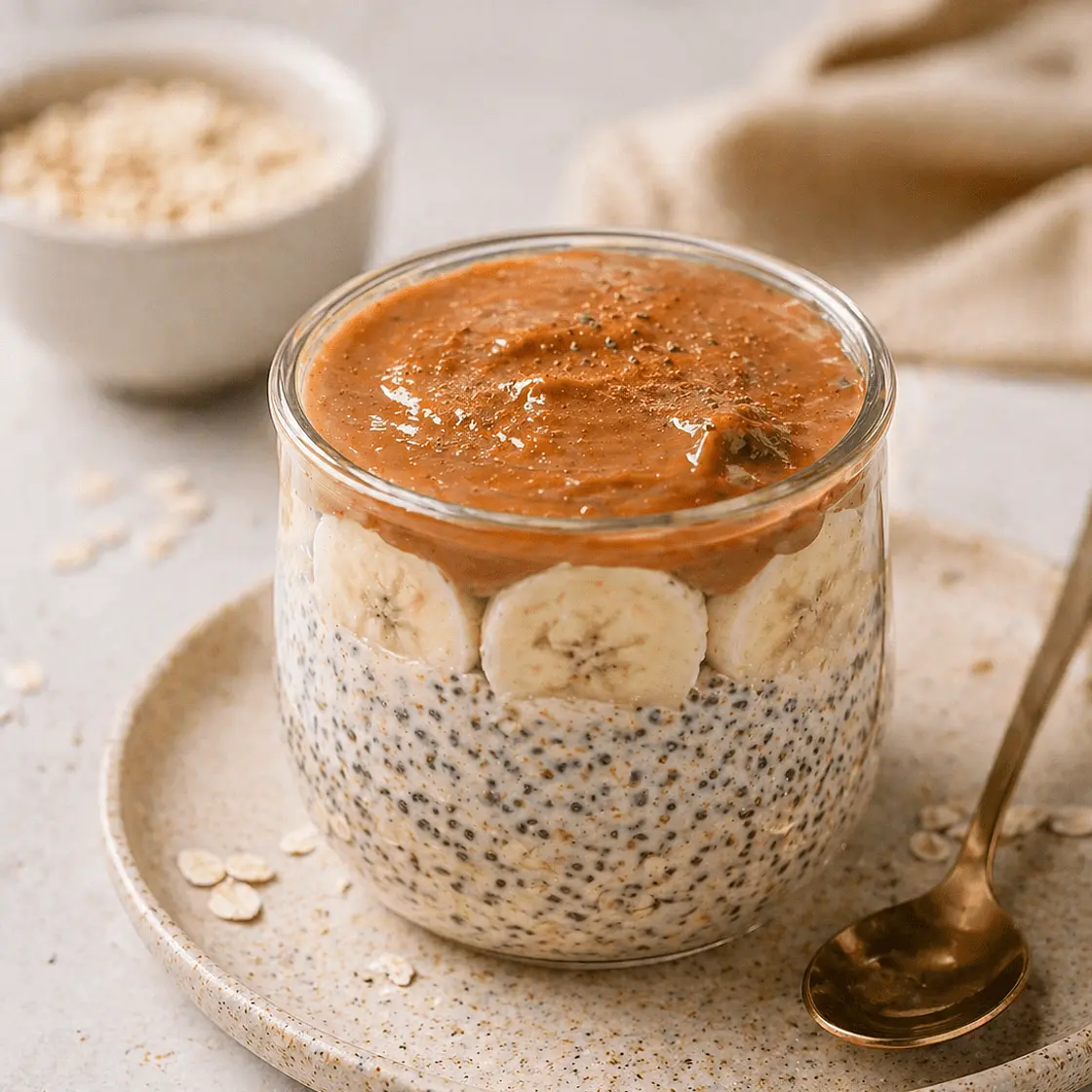 Dulce de Leche Chia&Oats Overnight pudding