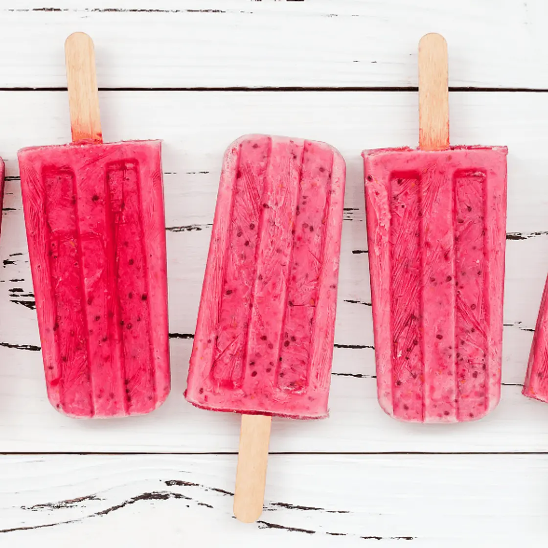 Vegan Berry Coconut Popsicles