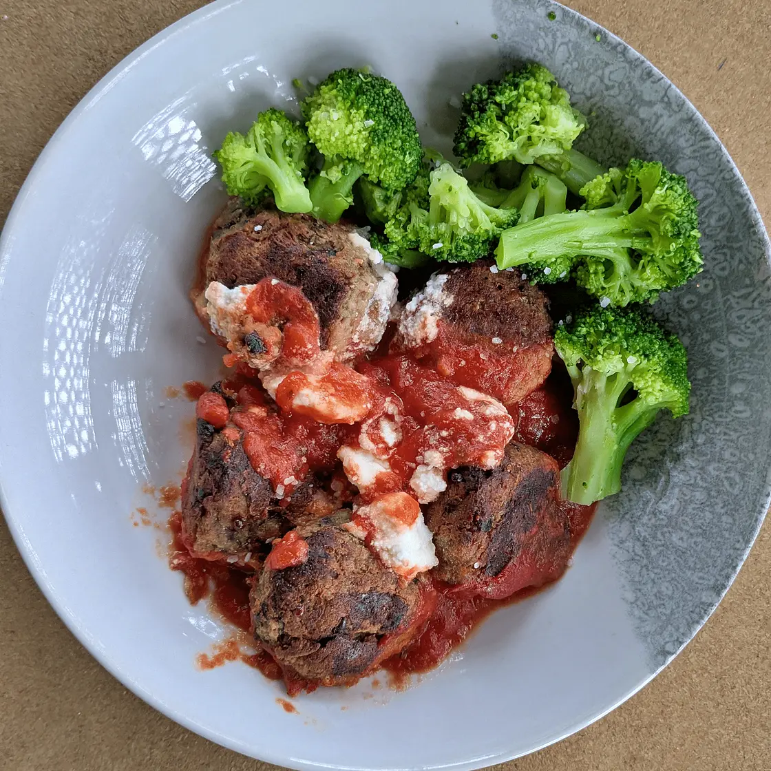 Eggplant Parmesan Meatballs