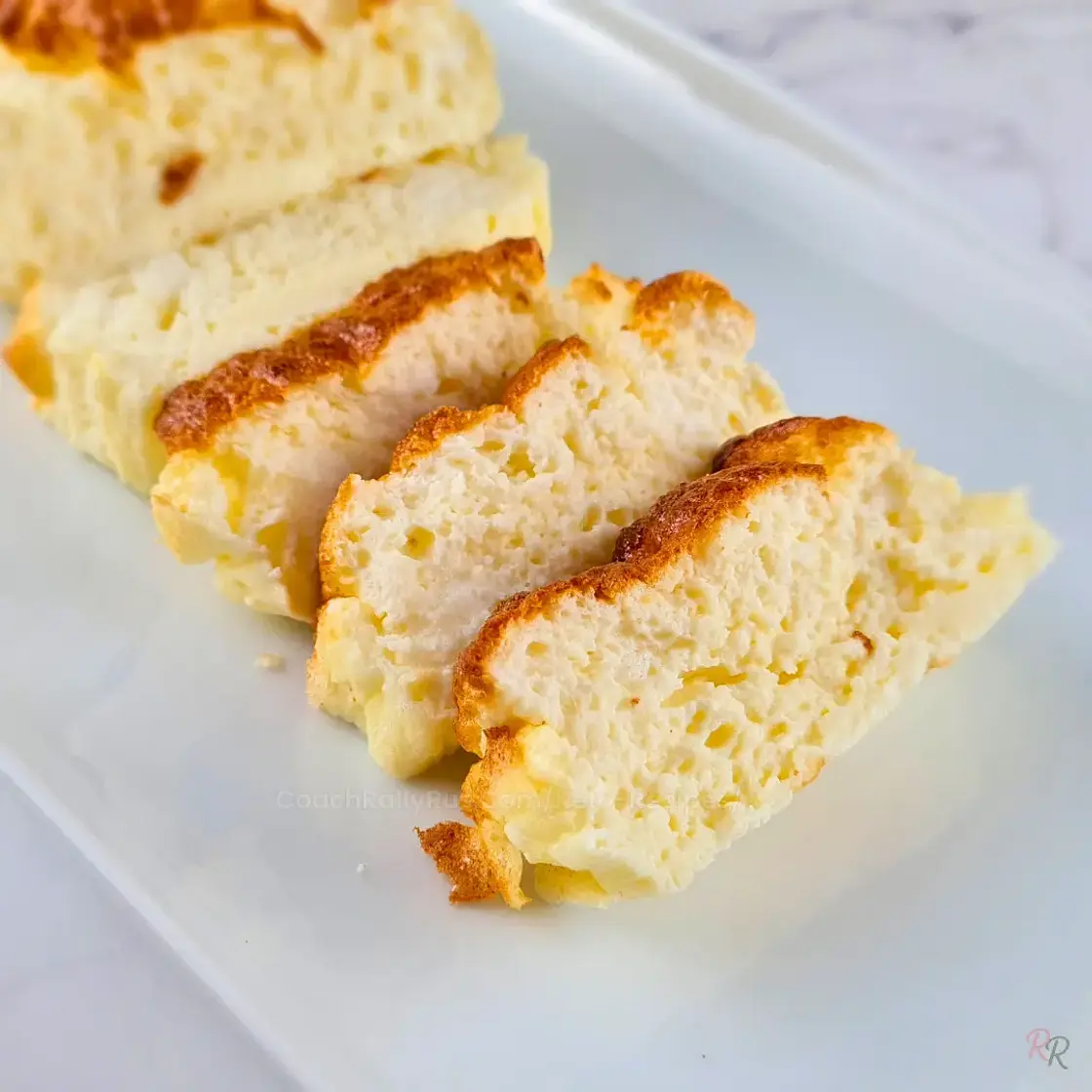 2 Ingredient Cottage Cheese and Egg Bread No Flour