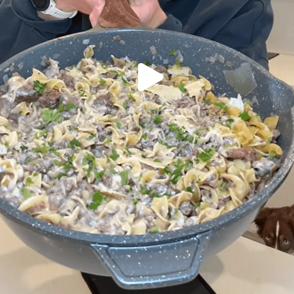 Macro-Friendly Beef Stroganoff