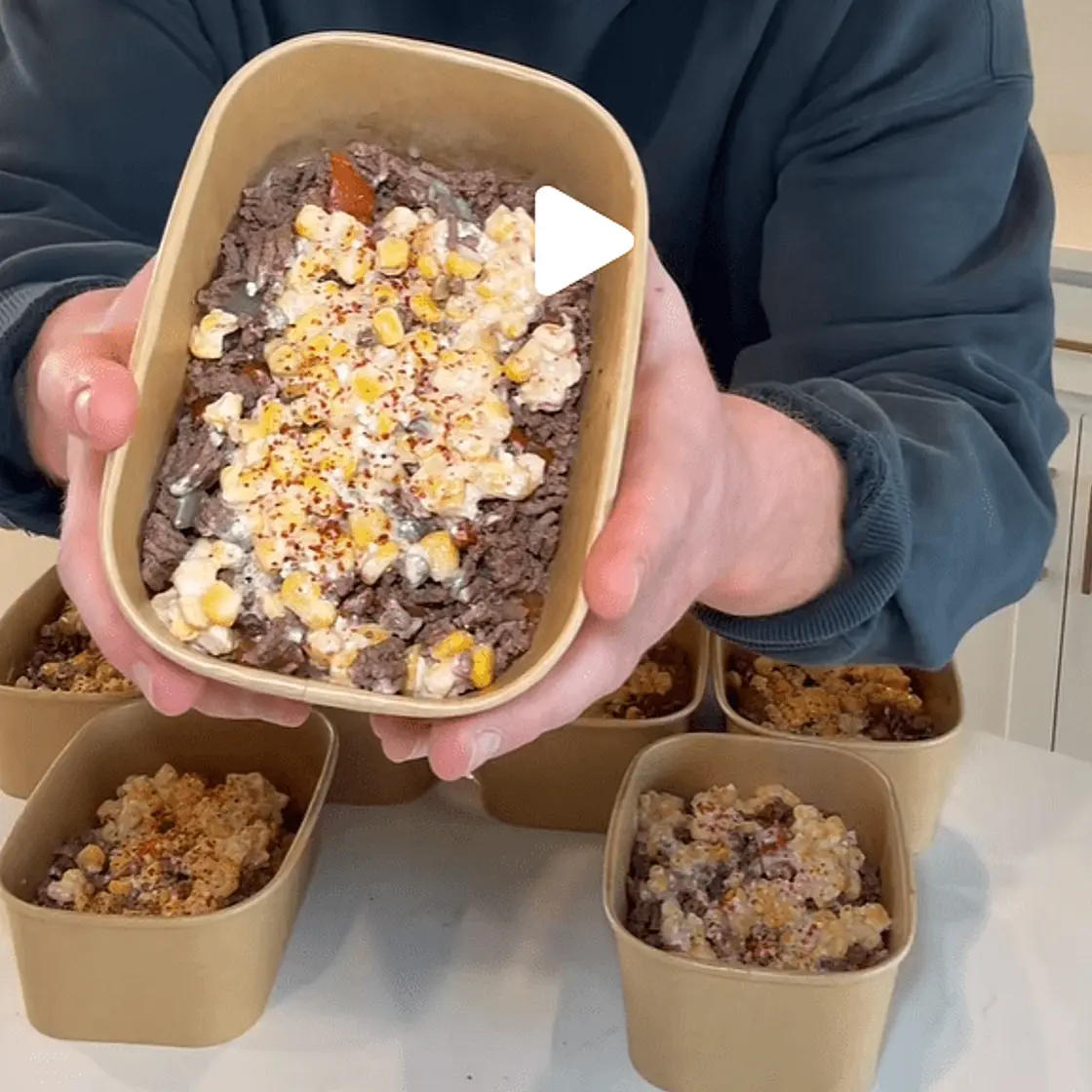 High Protein Street Corn Taco Bowls