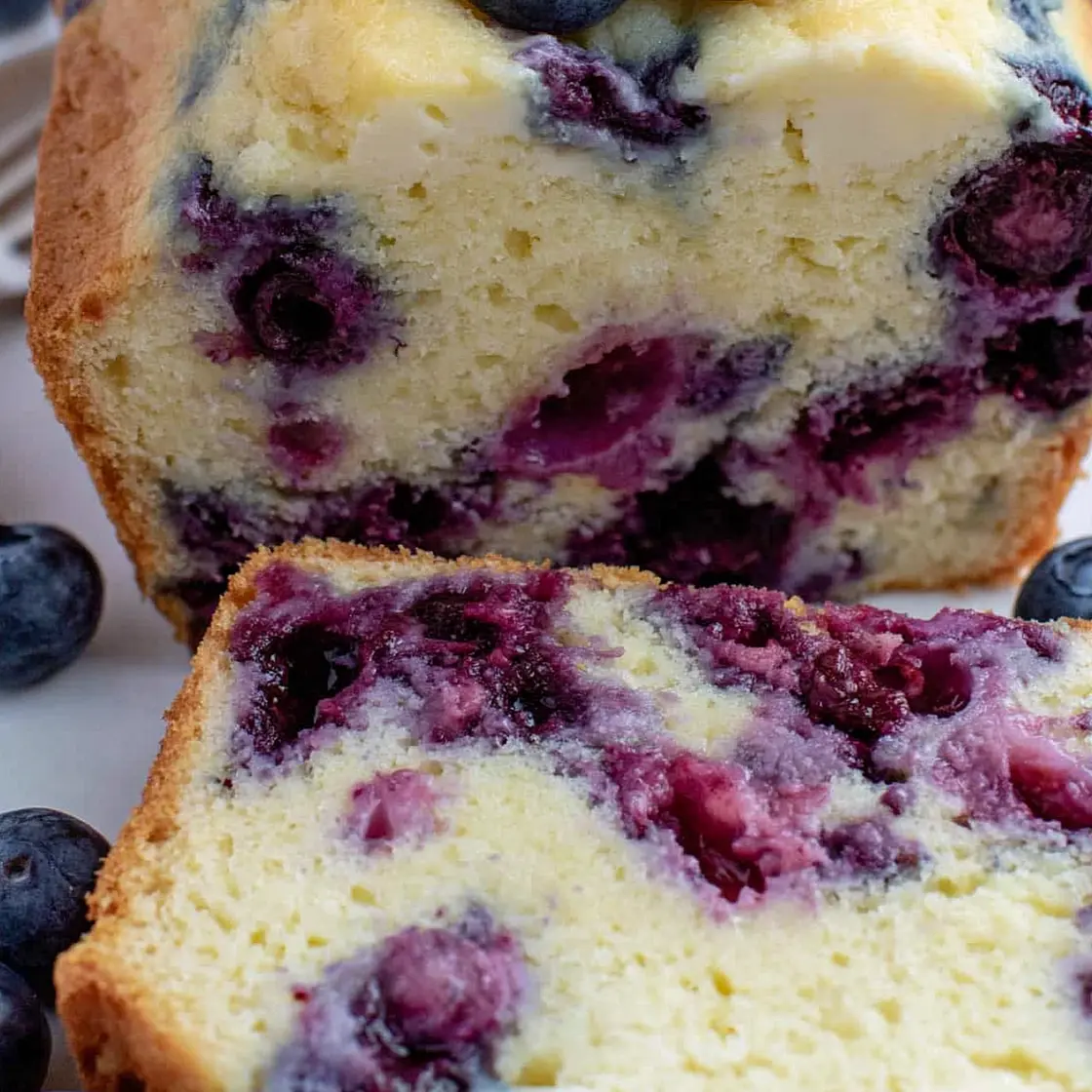 Blueberry Cream Cheese Loaf