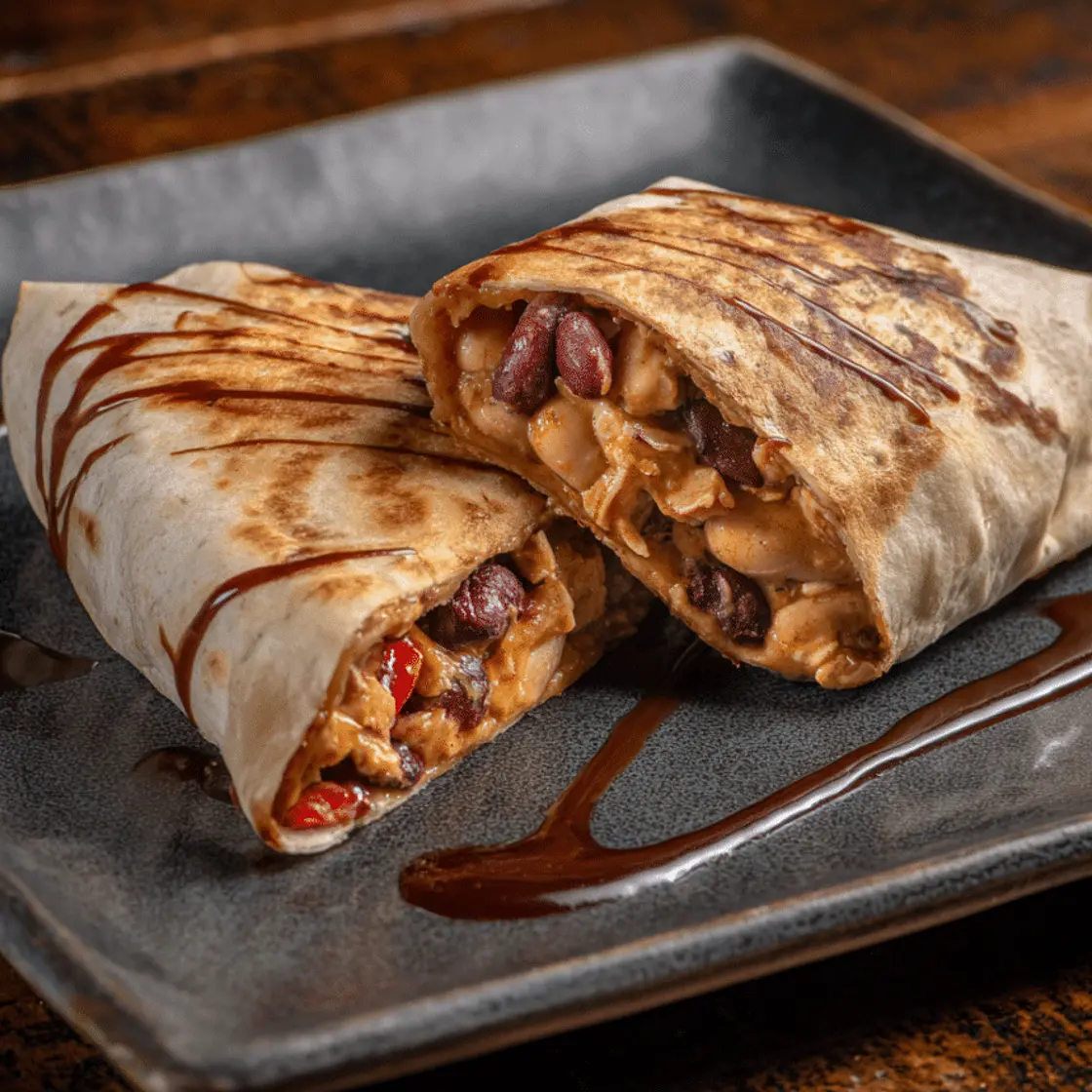 Baked Vegan Chimichanga
