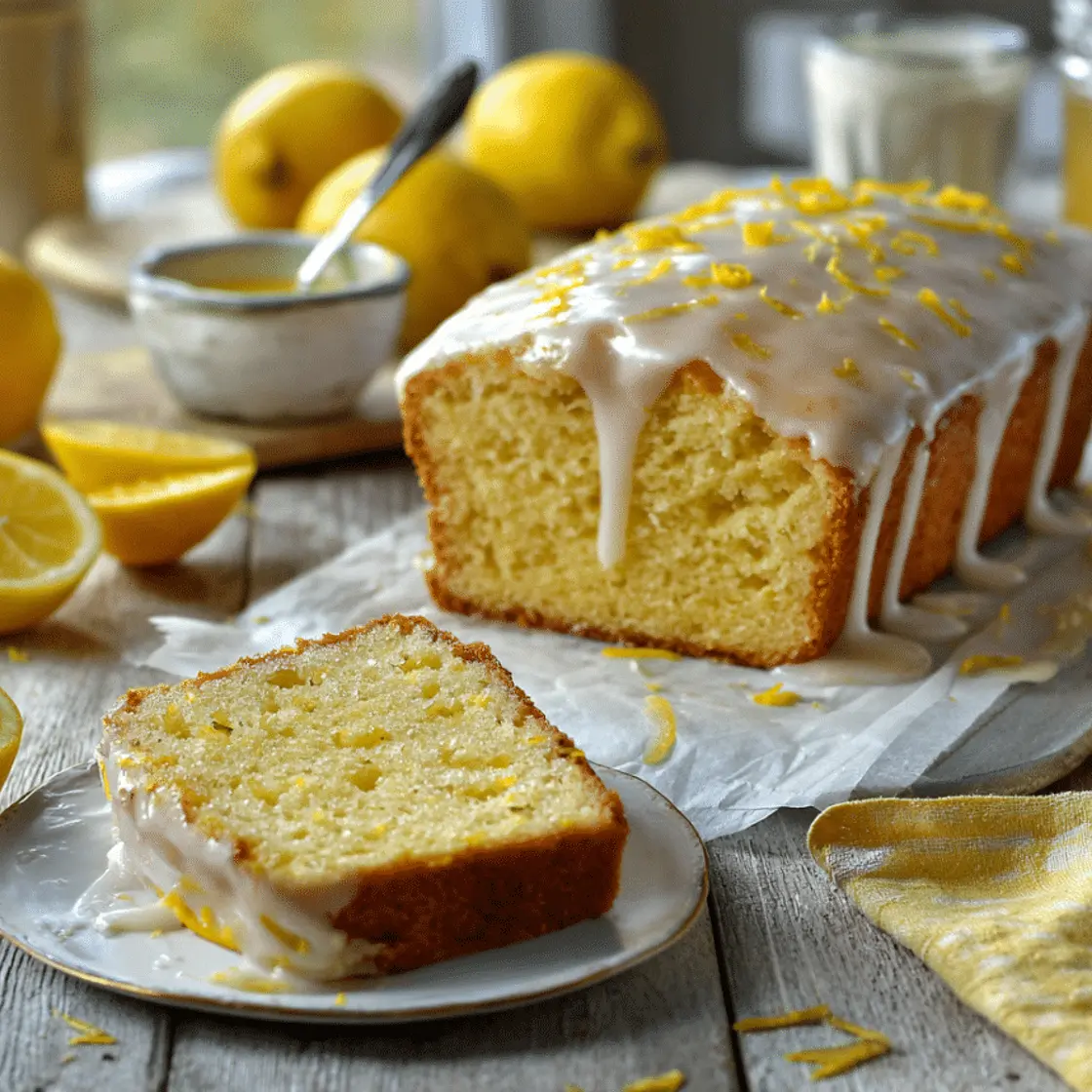 Plant-Based Lemon Pound Cake