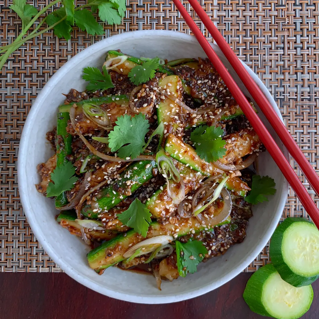 Zucchini Hibachi Style