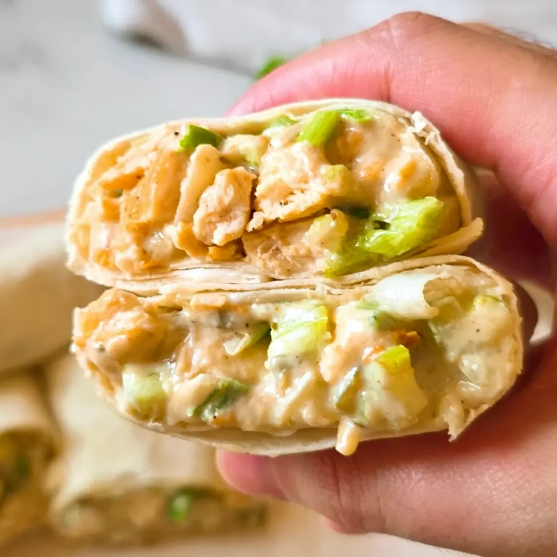 EASY Chicken Salad Wrap