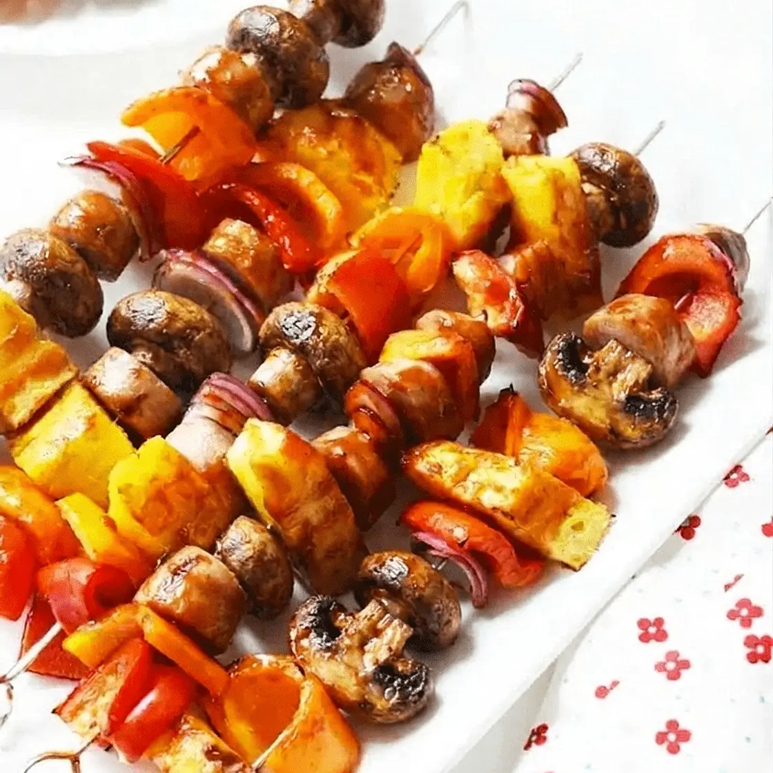 Chicken Sausage Kebabs