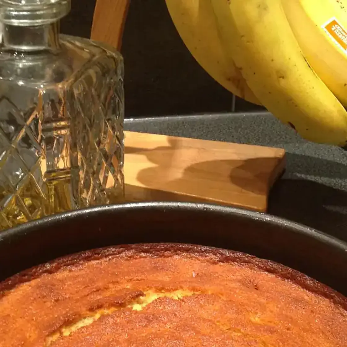 Gâteau rhum banane façon cuba