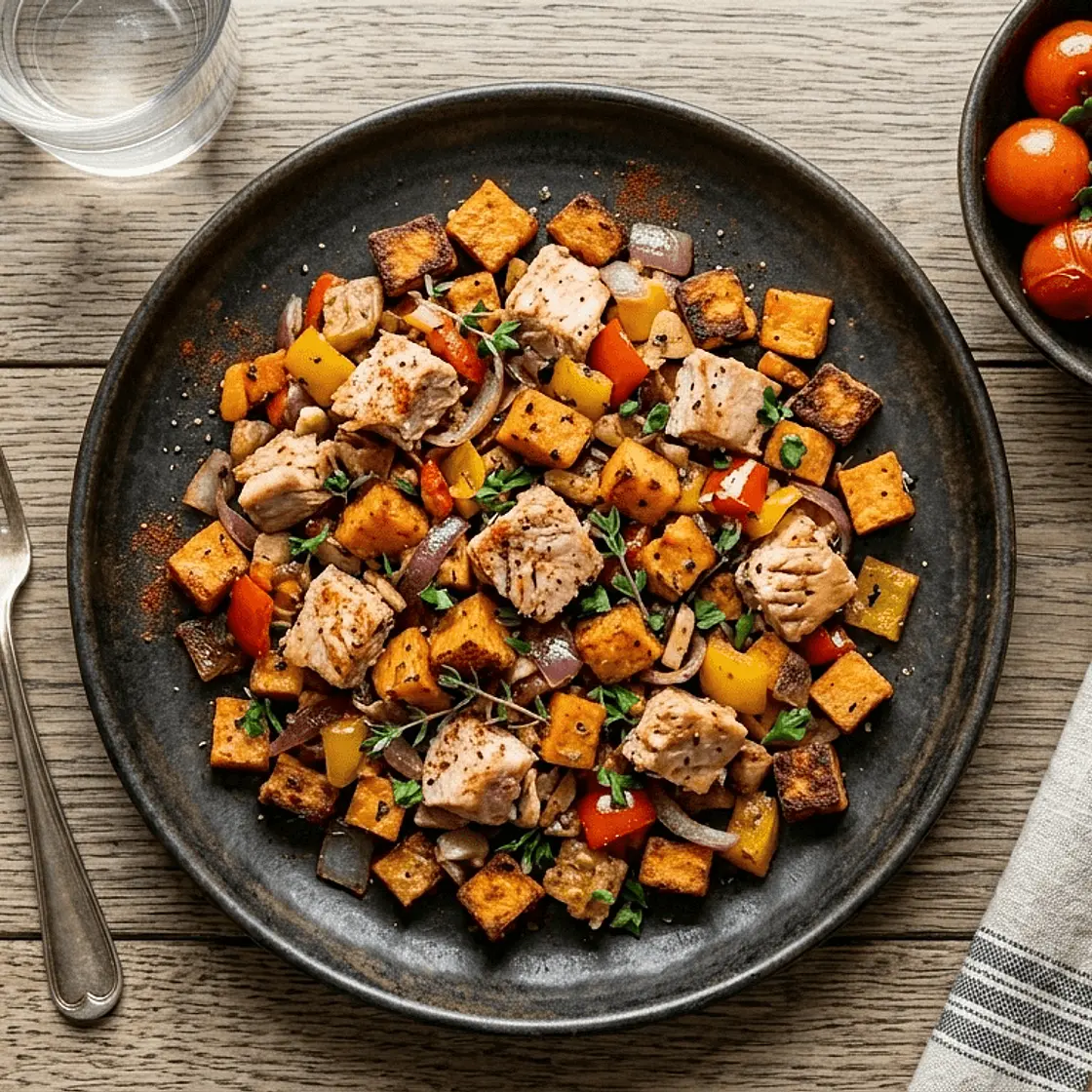 Tuna and Sweet Potato Hash