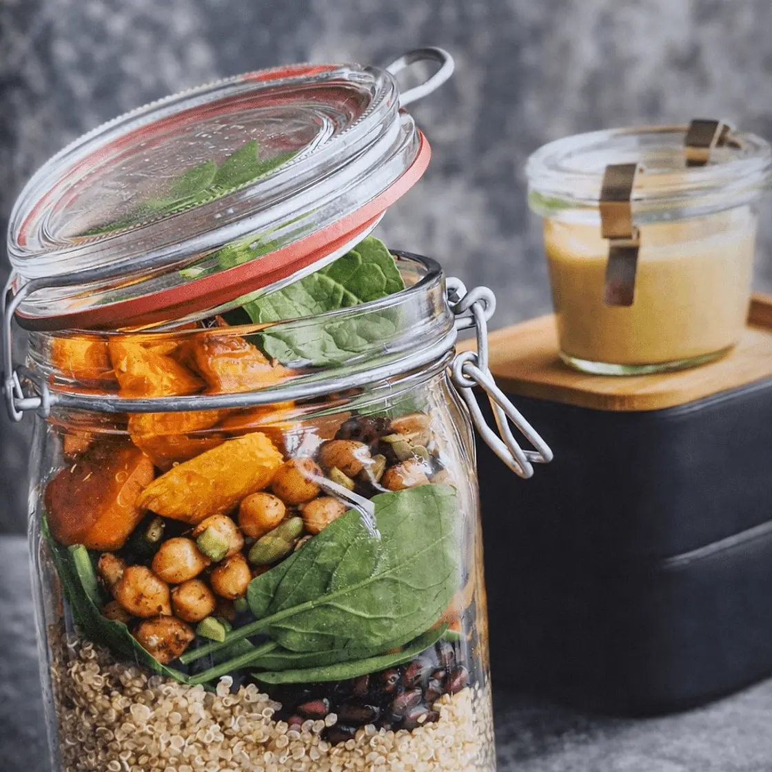 Quinoa-Power (Süßkartoffel • Kichererbsen • Spinat)