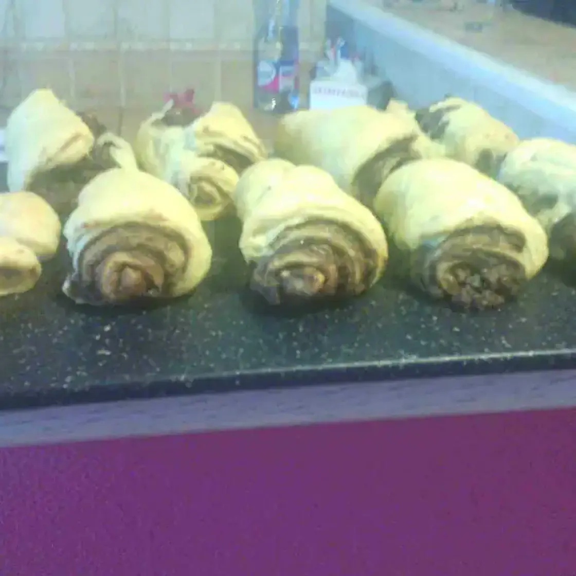 Feuilleté de nutella