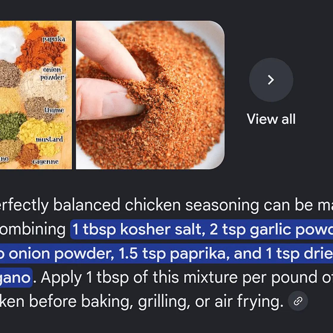 Chicken Seasoning