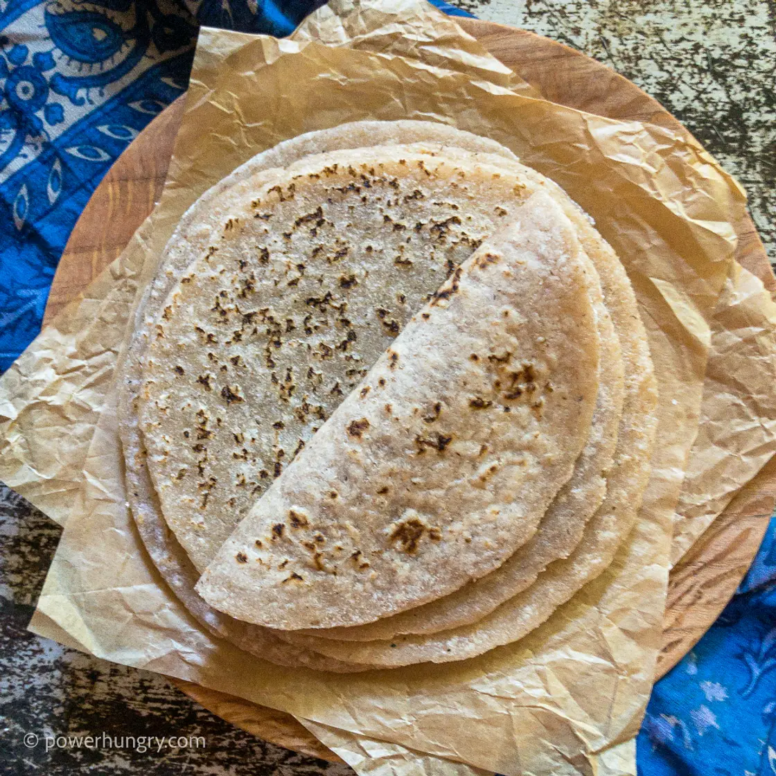 2-Ingredient Cassava Flour Tortillas {oil-free, vegan}