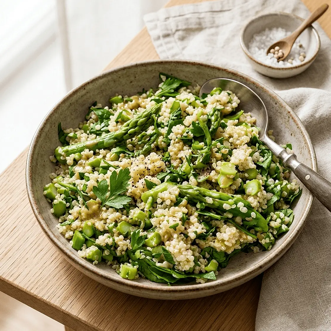 Grüner Quinoa Salat