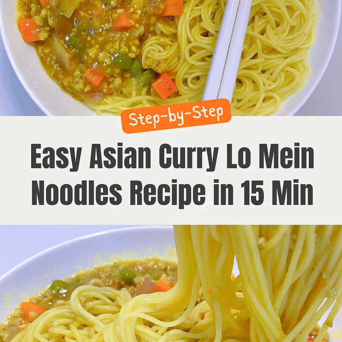 Quick 15-Minute Curry Meat Sauce Noodles (Asian Style)