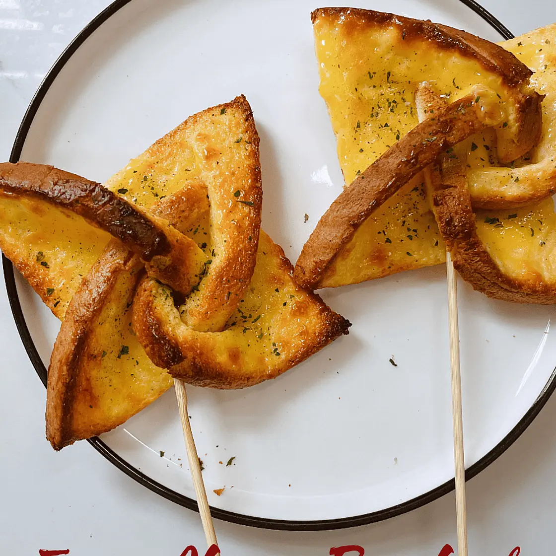 Fun & Fancy Cheese Pinwheel Toast Recipe