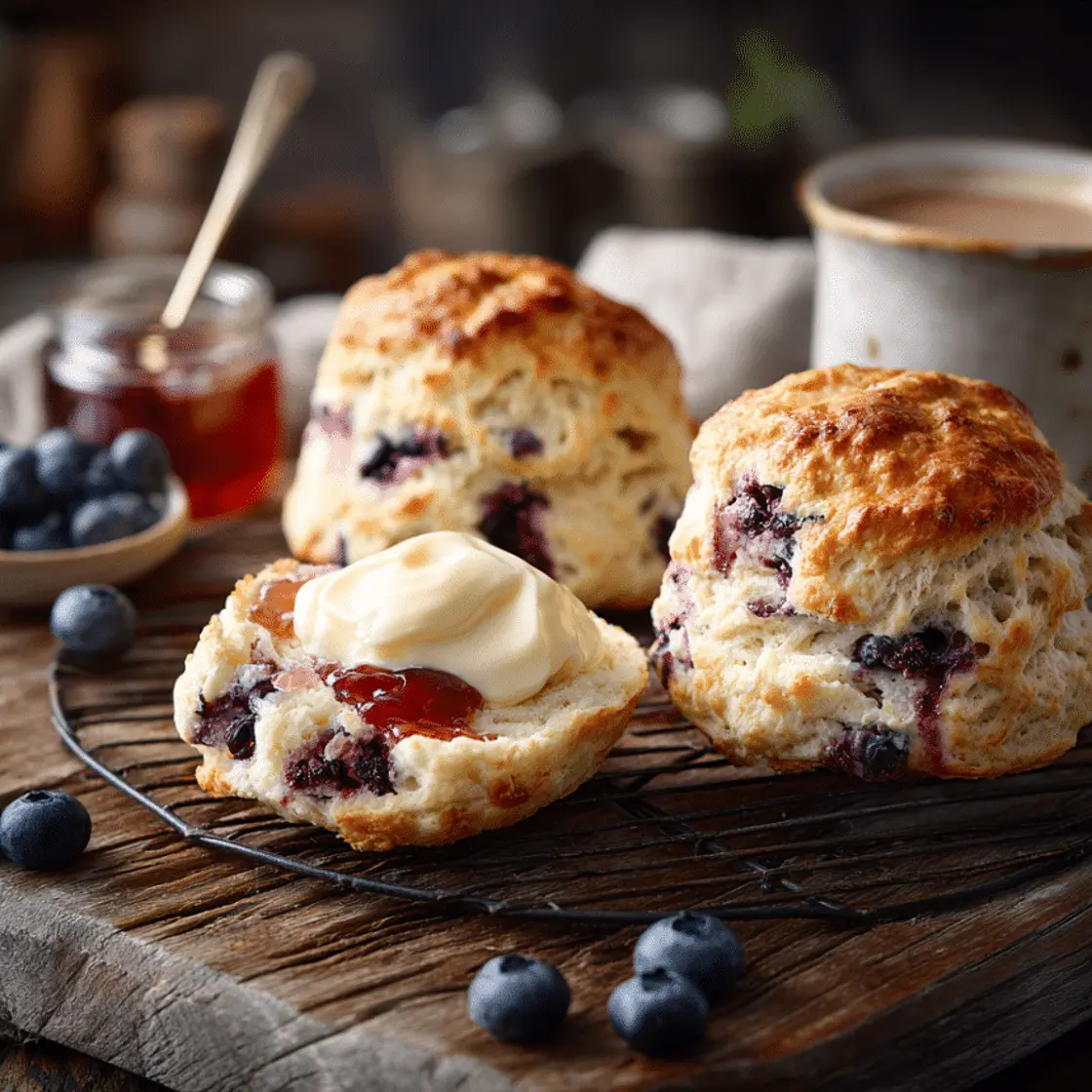 Blueberry Scones Recipe — Tender, Flaky & Easy