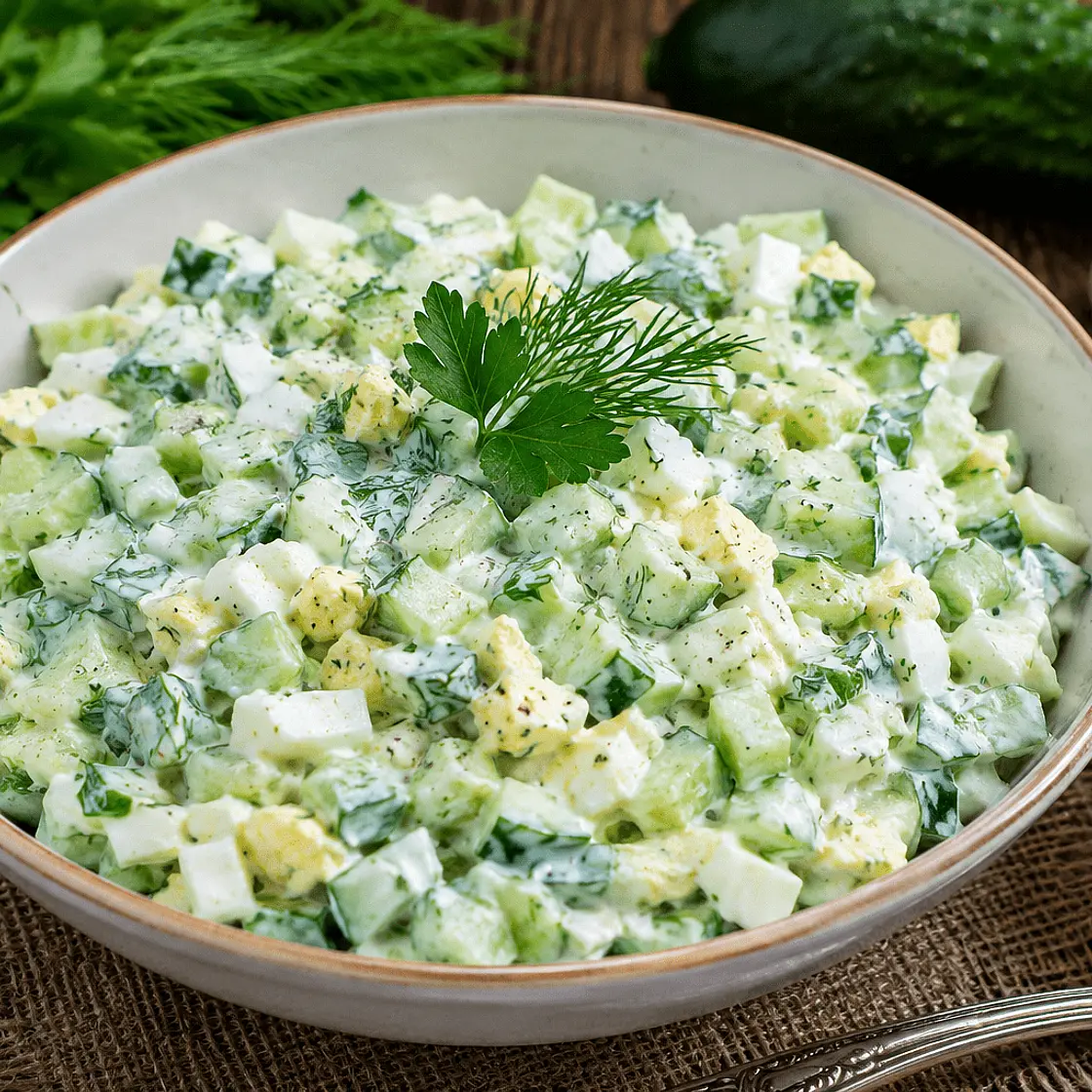 Gurkensalat nach griechischer Art