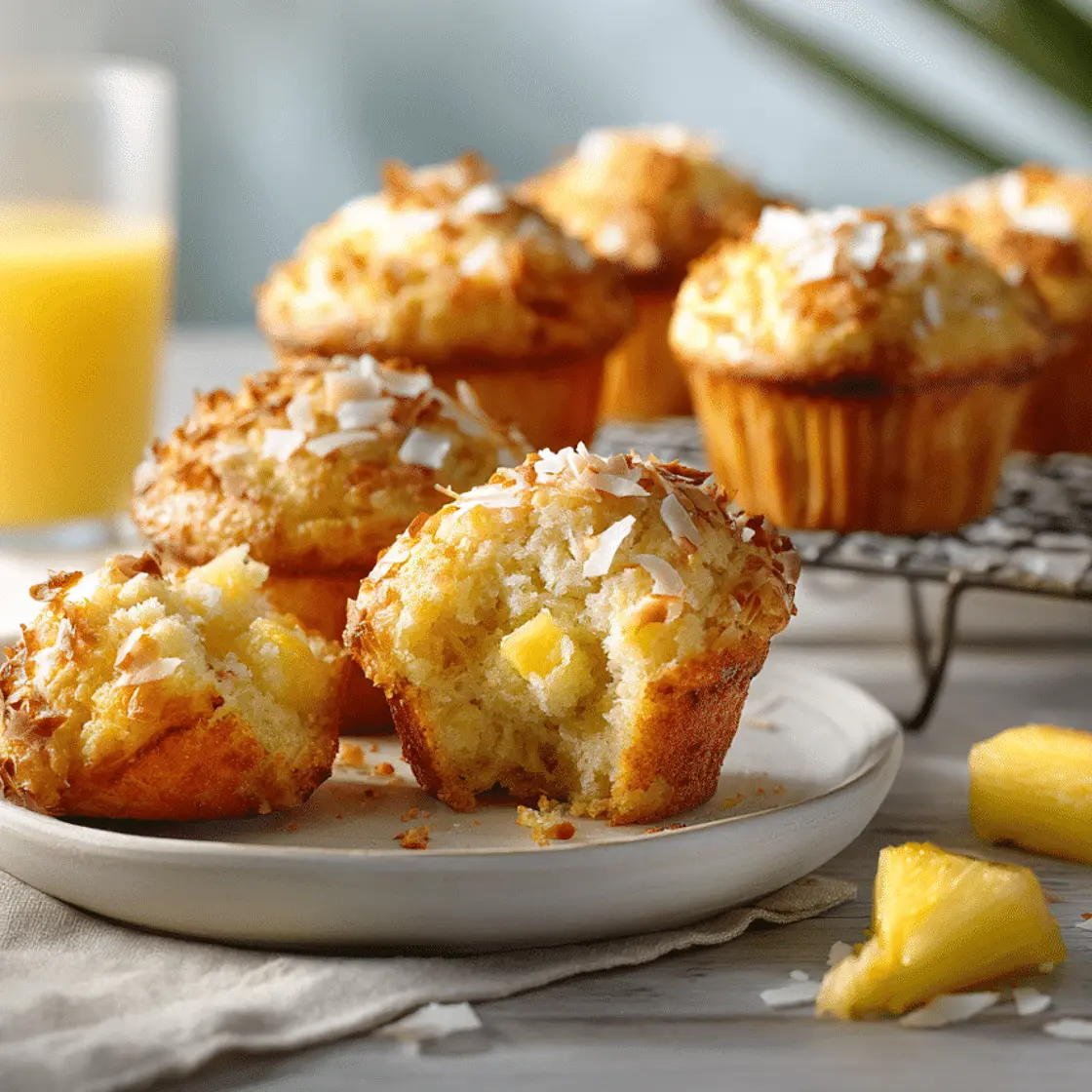 Pineapple Coconut Muffins (Gluten-Free)