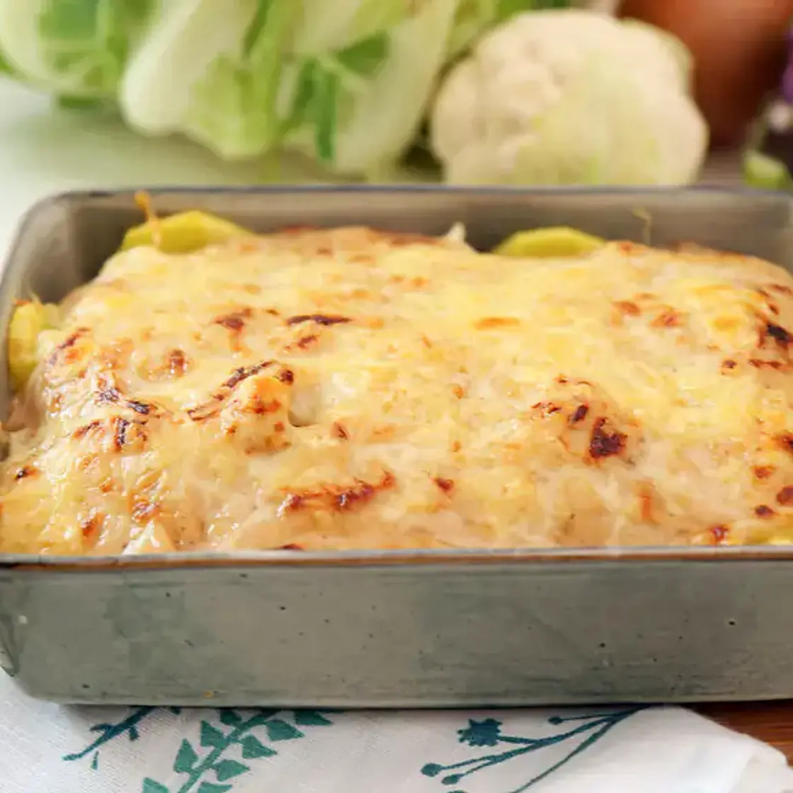 Gratin de chou-fleur et pommes de terre