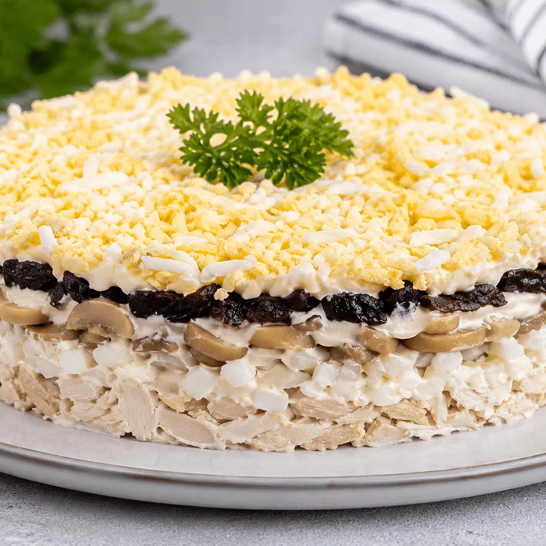 Salat mit Pflaumen