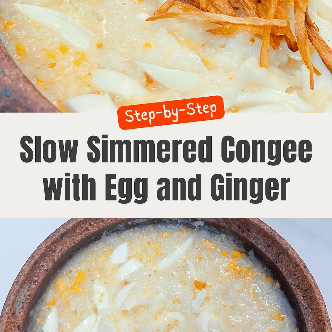 Ginger Shreds & Egg Warming Congee