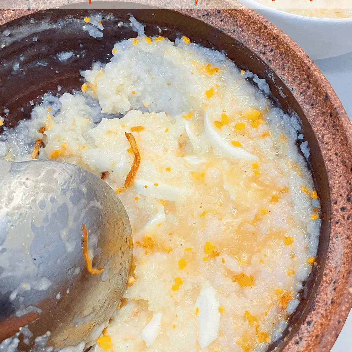 Ginger Shreds & Egg Warming Congee