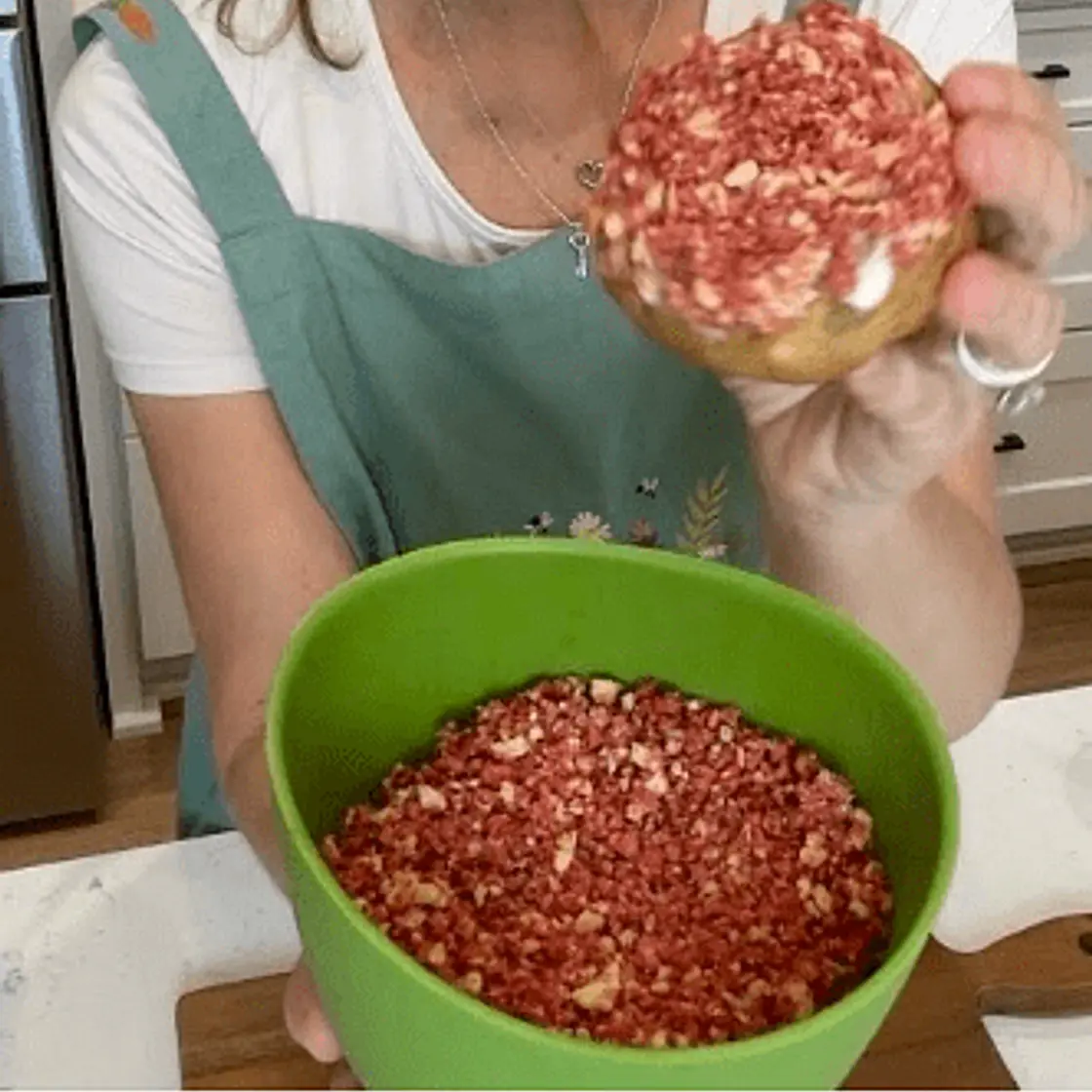 Strawberry Crunch Topping