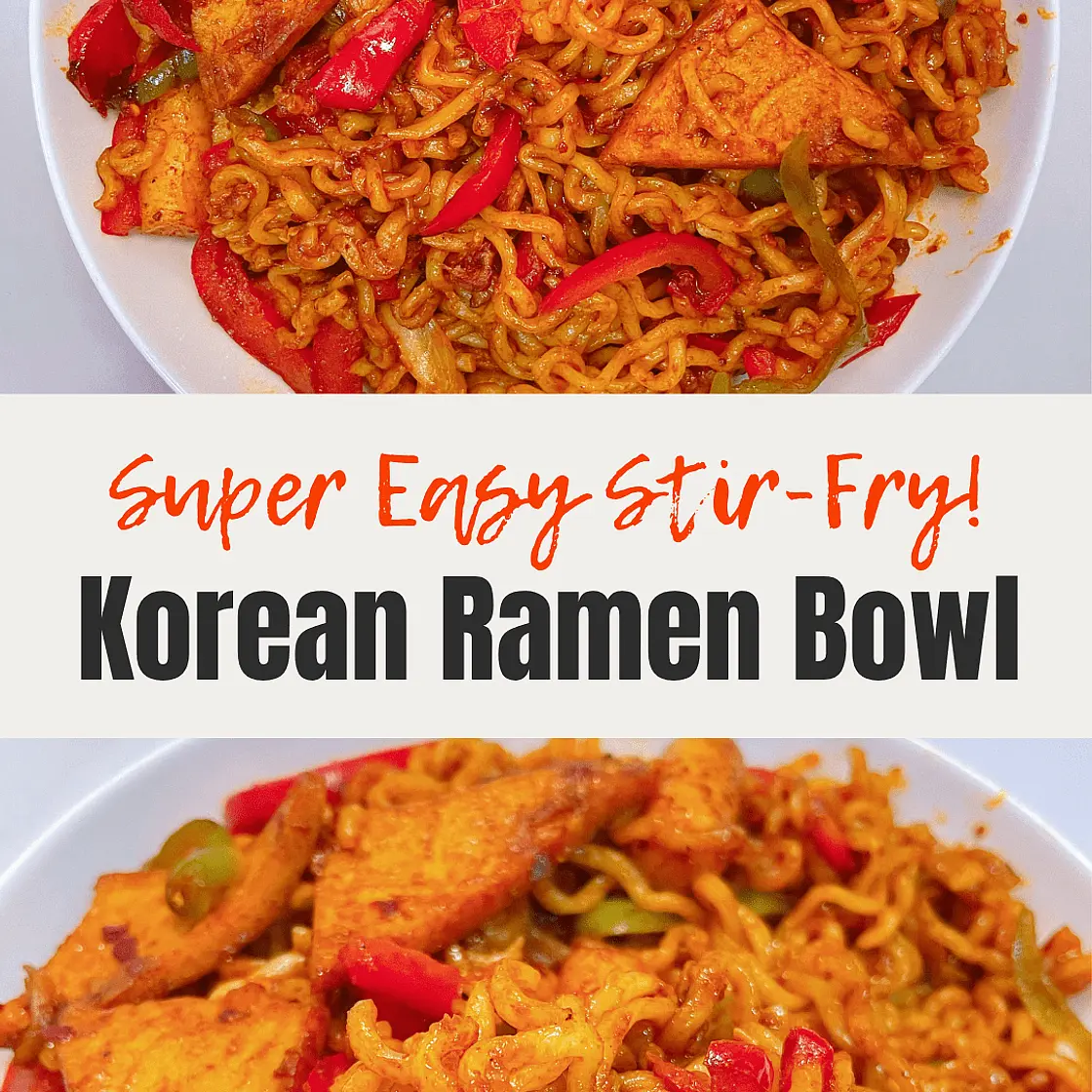 Spicy Stir-Fried Ramyeon and Rice Cakes with Double Peppers
