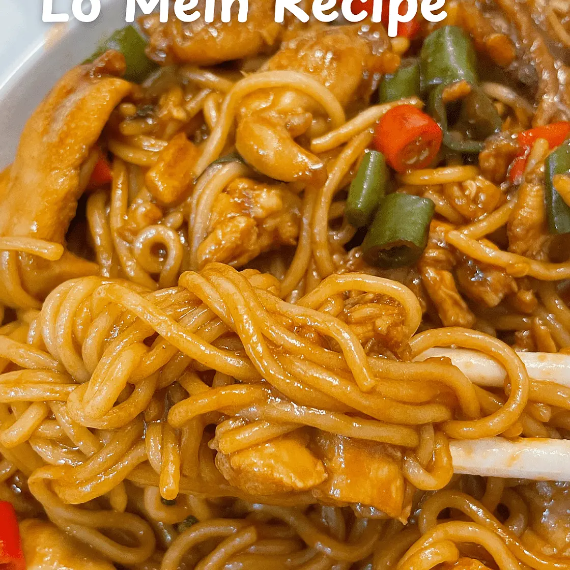 Spicy Double Pepper Chicken Lo Mein Recipe (Mala Flavor)