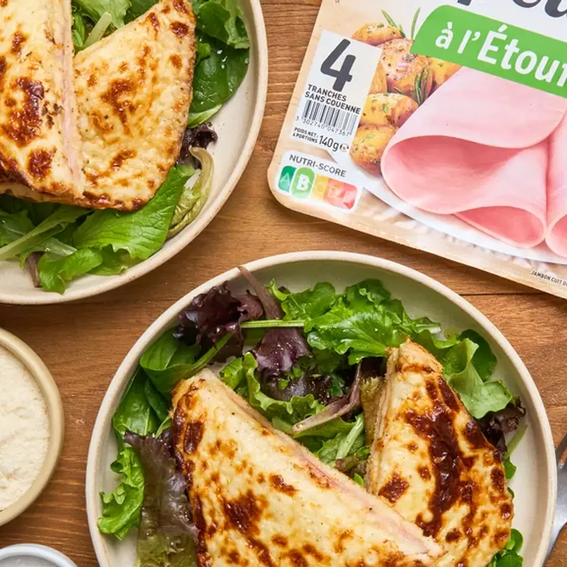 Croque-monsieur au four