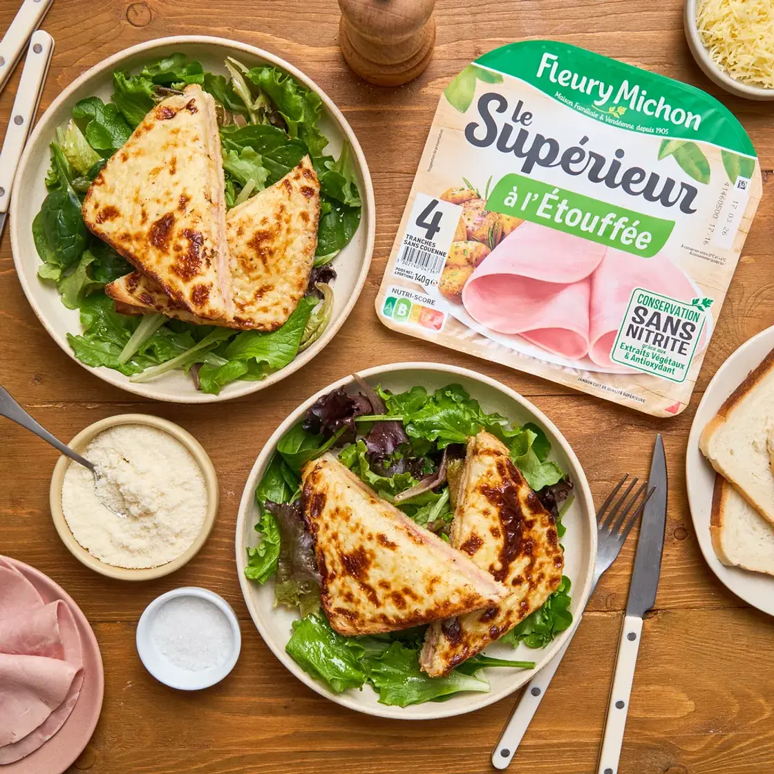 Croque-monsieur au four
