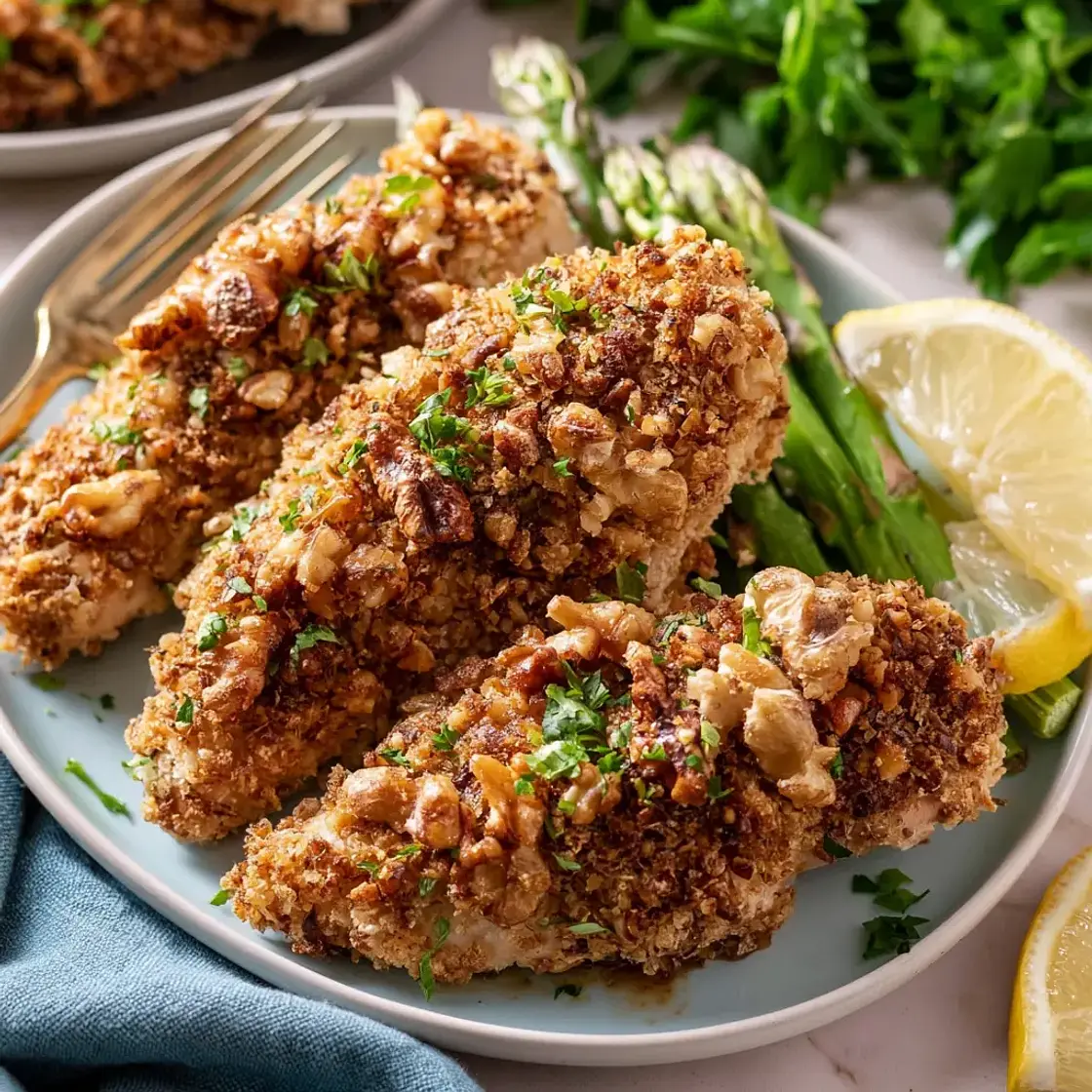 Air Fryer Walnut Crusted Chicken That Makes Dinner Feel Special and Satisfying