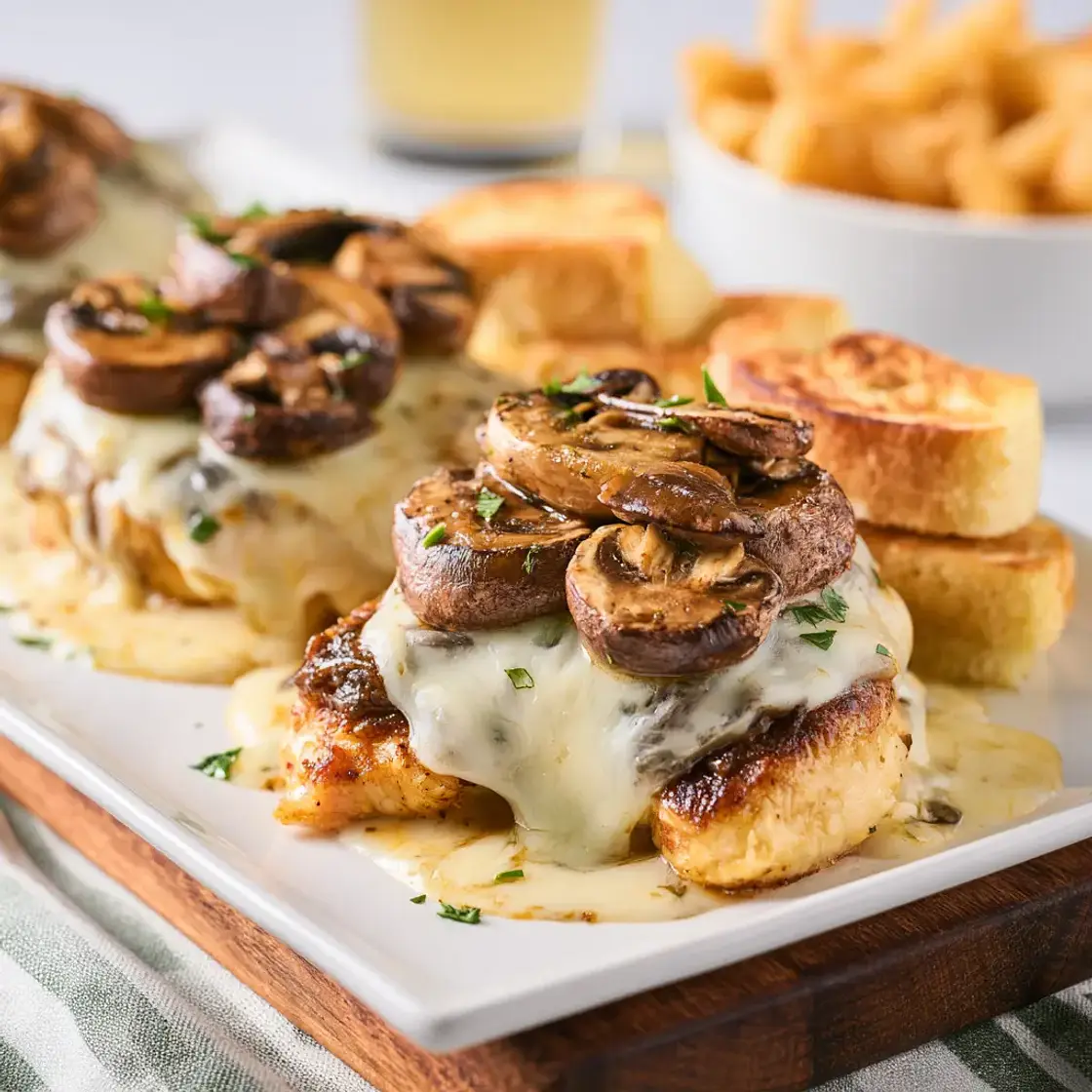 Copycat Hardees Mushroom Swiss Chicken Warm Satisfying Better Than the Real Thing