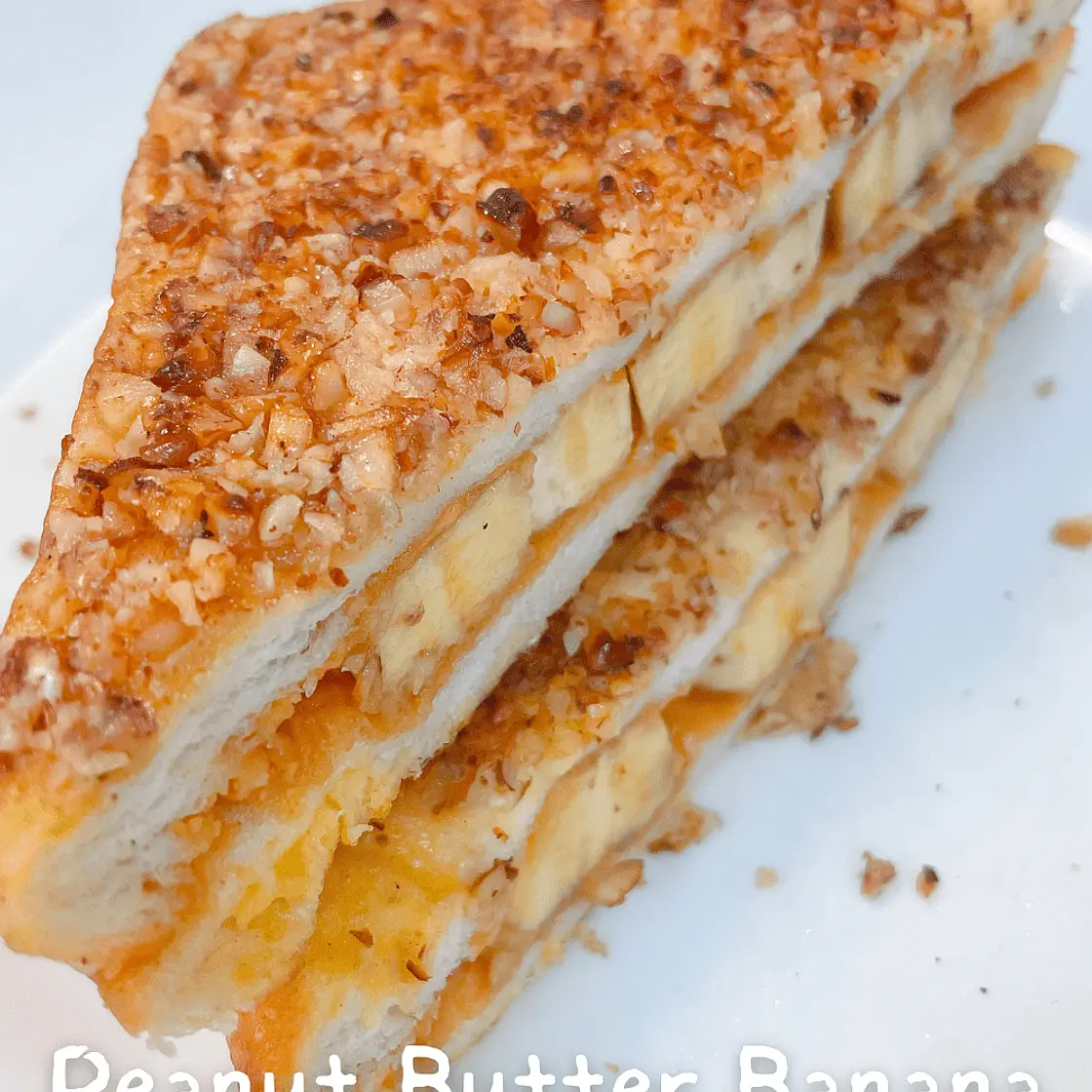 How to Make Banana Peanut Butter French Toast (Healthy Version)