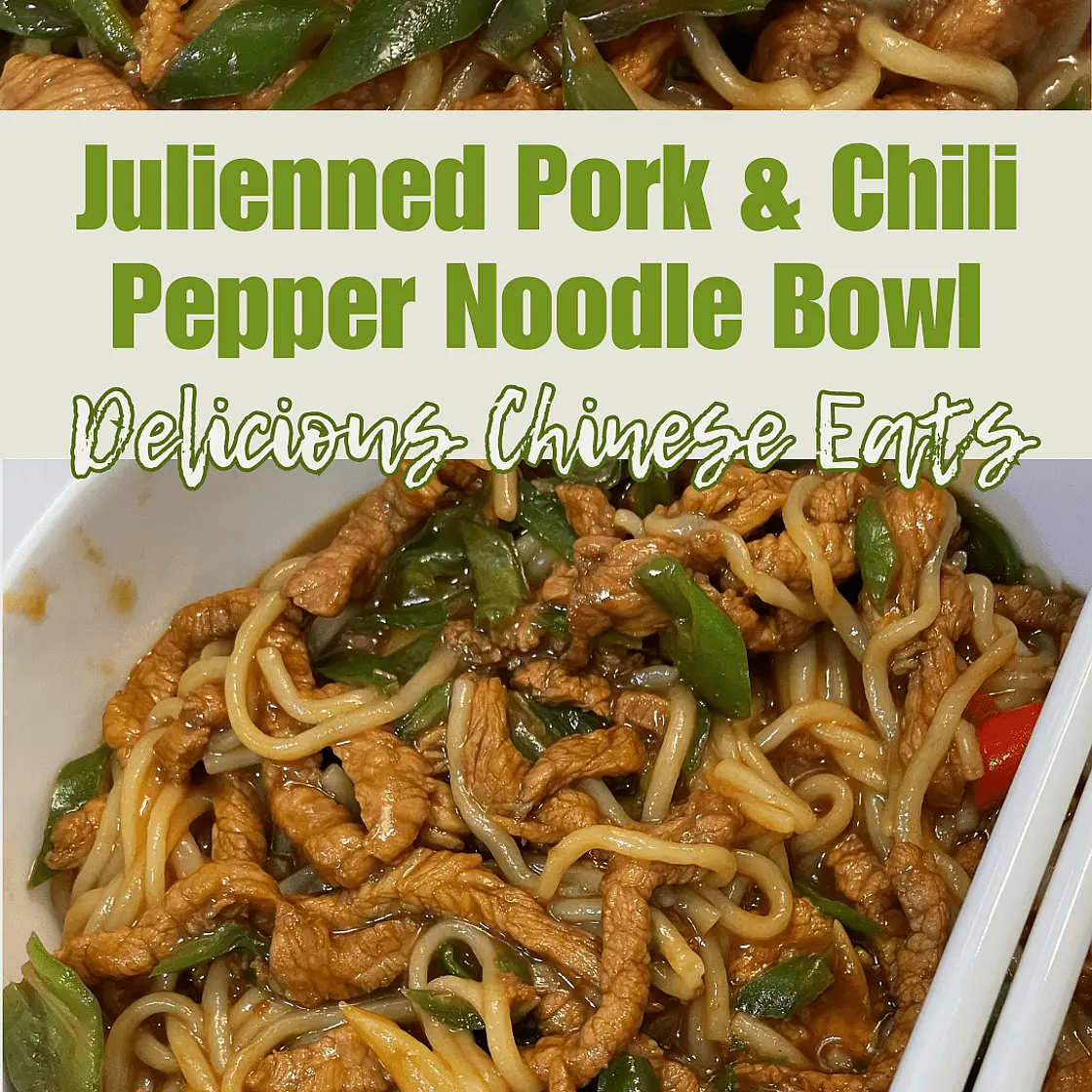 Stir-Fried Pork & Peppers Tossed with Noodles