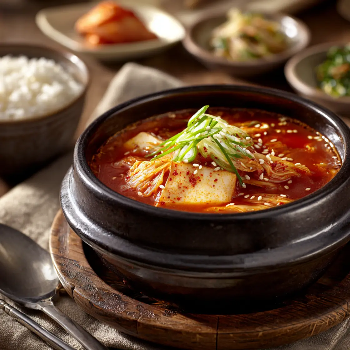 Kimchi Jjigae (Kimchi Pork Belly Stew)