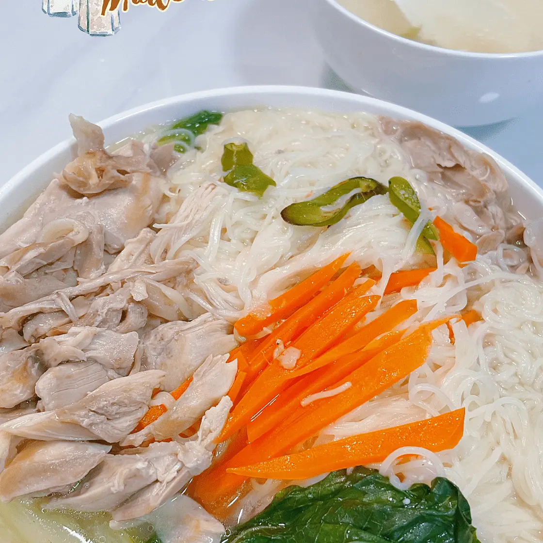 Chinese Chicken Noodle Soup with Baby Bok Choy – Instant Pot Recipe