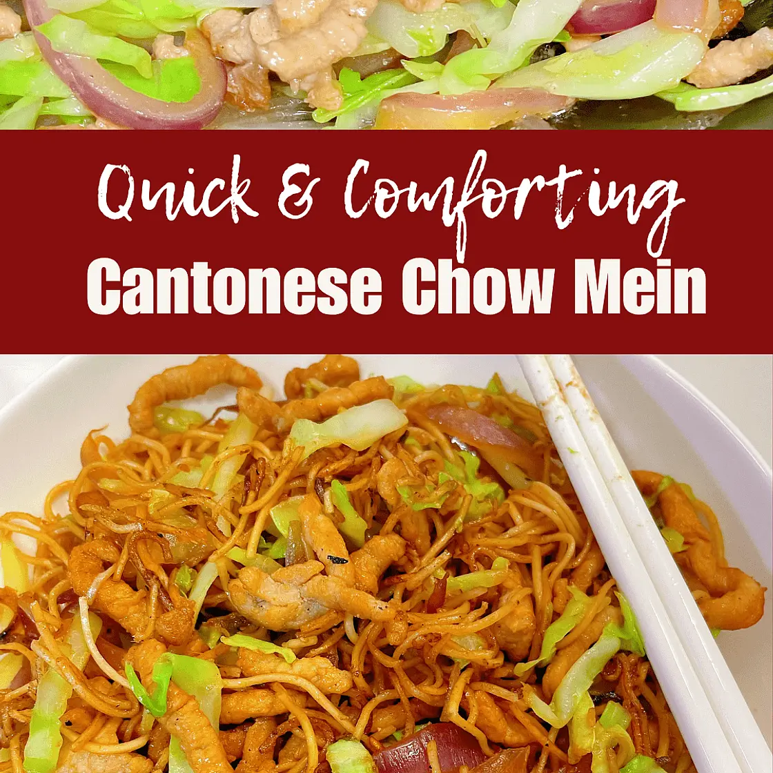 Cabbage & Thinly Sliced Pork Chow Mein Recipe