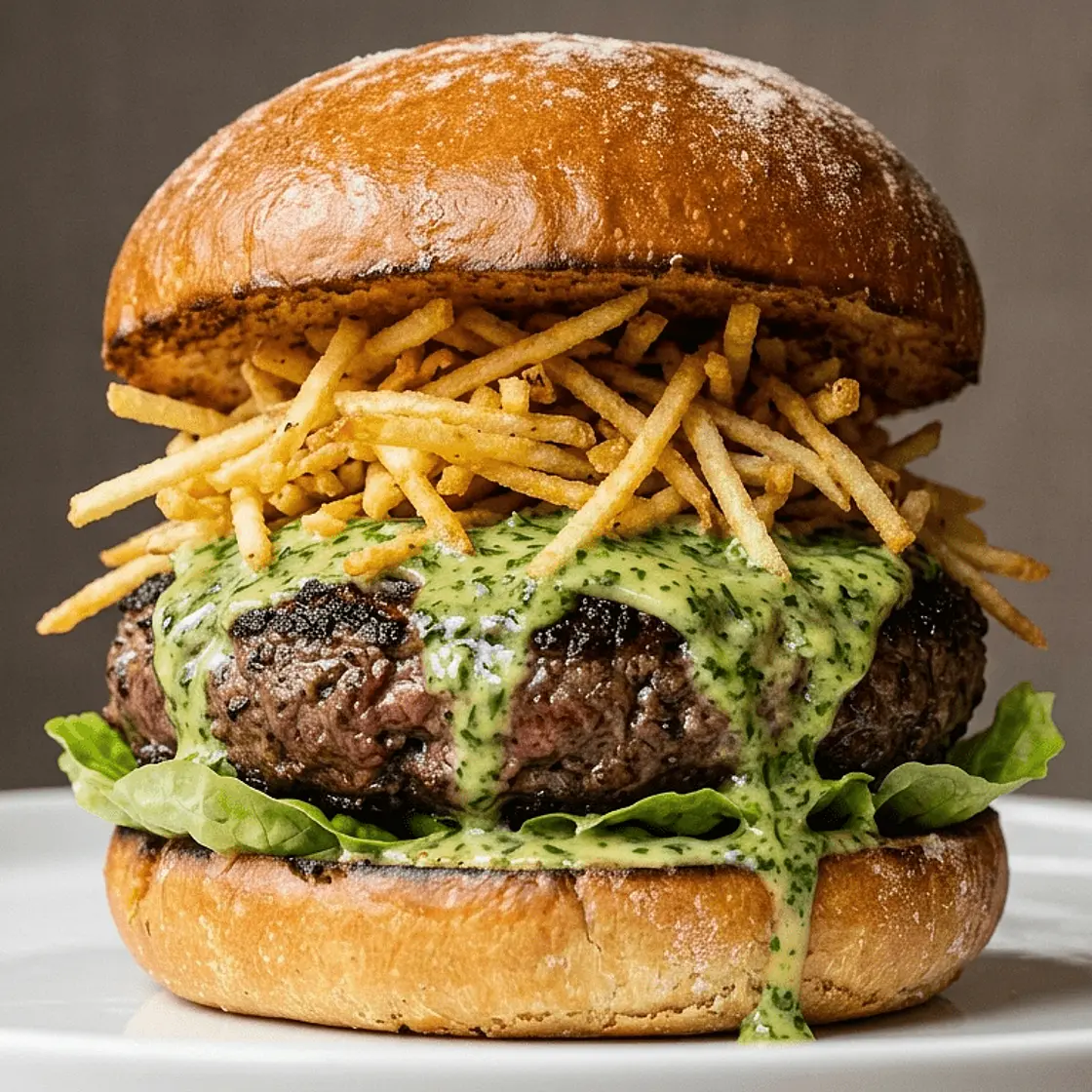 Steak au frite burger