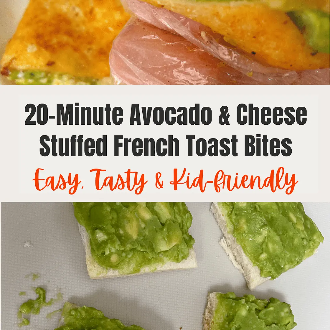 Molten Cheese Avocado French Toast Recipe
