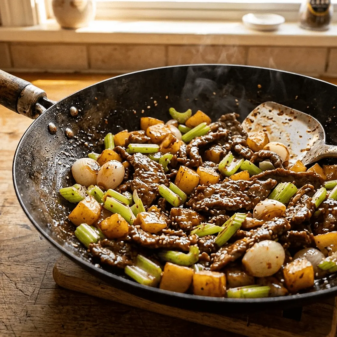 Stir fry.
