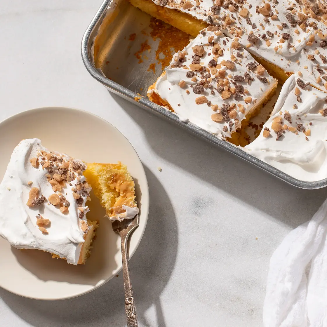 Butterscotch Poke Cake