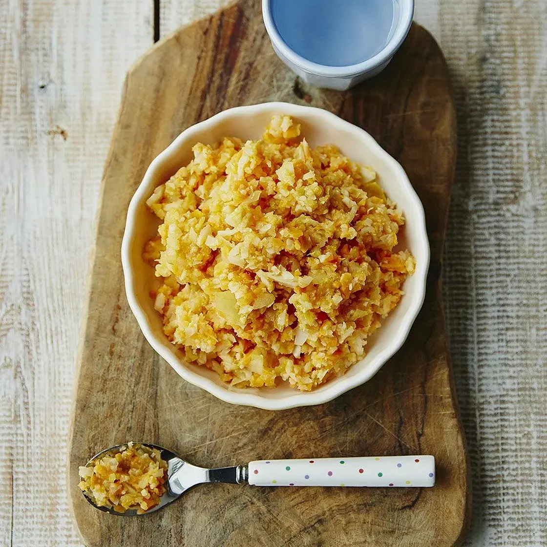 Michela’s cauliflower, apple & sweet potato