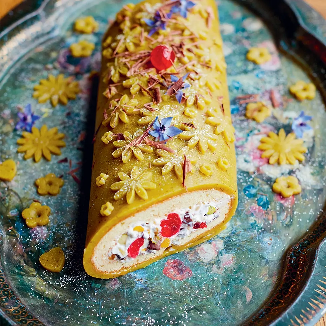 Rolled cassata