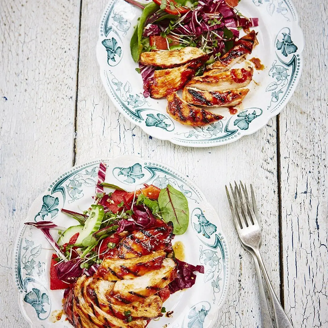 Barbecued chicken